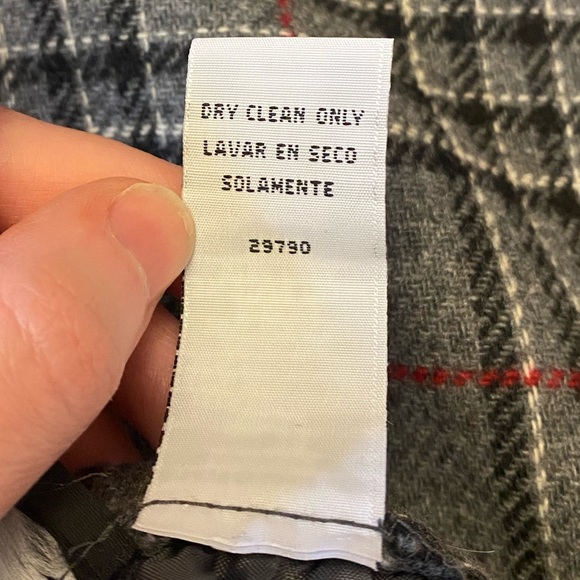 Vintage Sag Harbor Plaid Wool Blend Tassel Skirt Women's Size 14 - NWT - Picture 3 of 8